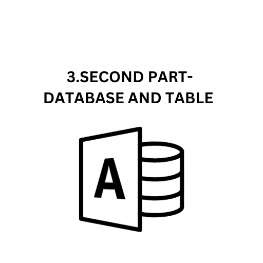 3.SECOND PART-DATABASE AND TABLE